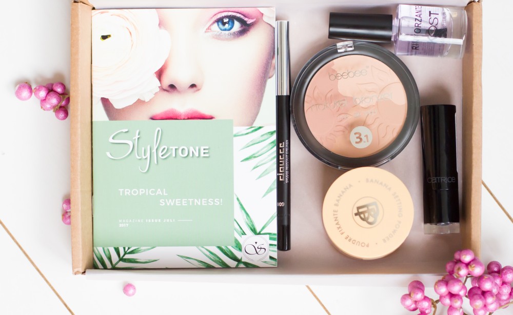 Alle producten in box - StyleTone box juli